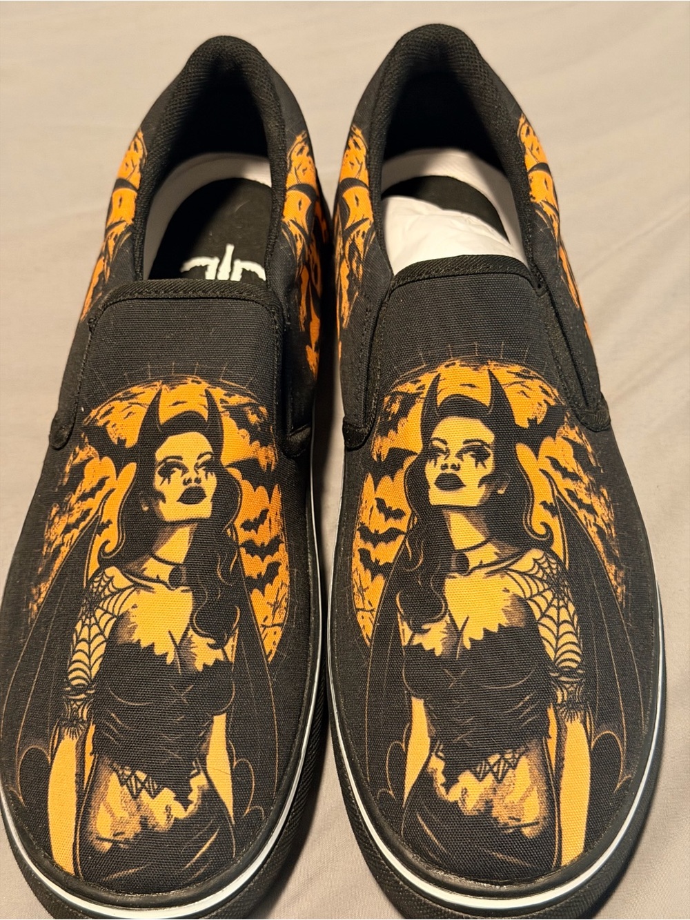 Lastlight Apparel Gothic Halloween Slip-on Shoes